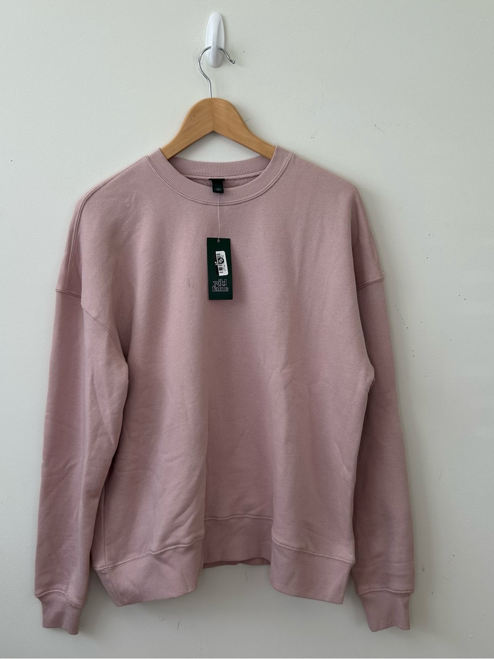 Wild Fable Sweatshirt XS Pale Pink Crewneck Pullover - Picture 10 of 11